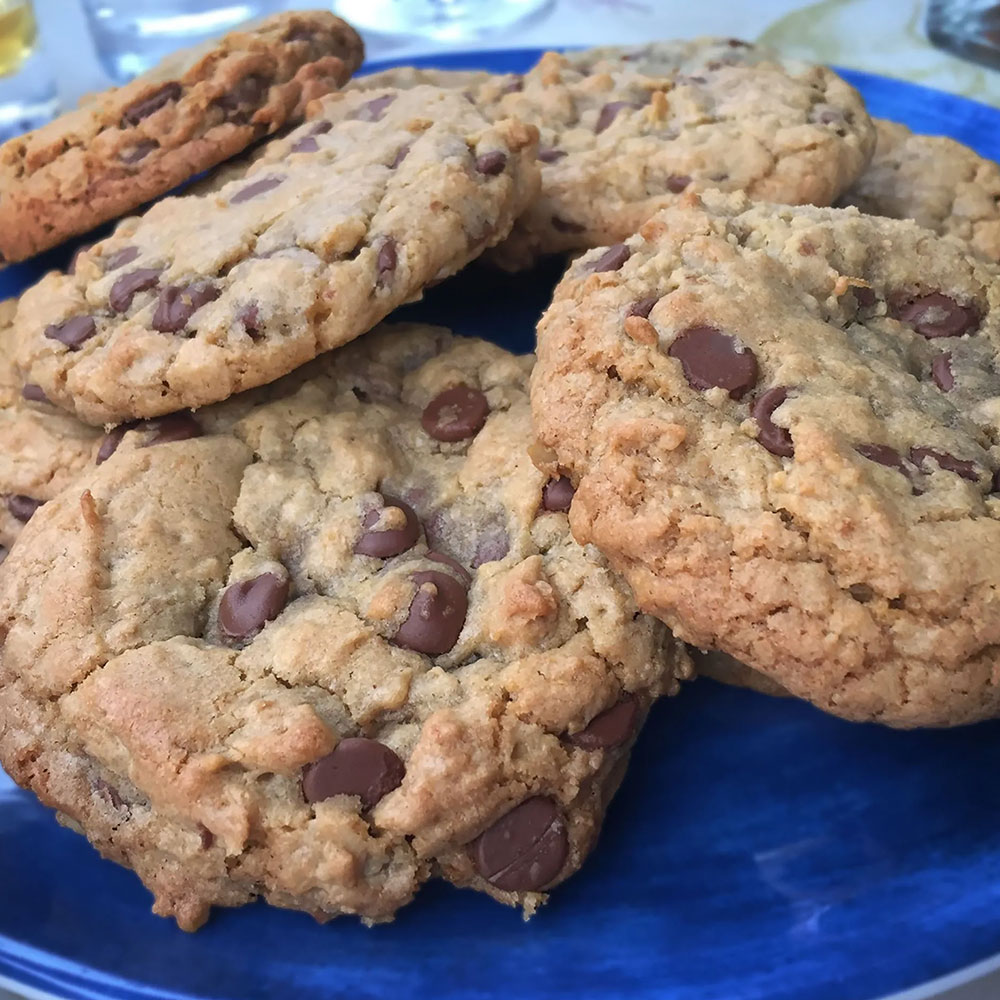 peanut butter and oat cookies surrey