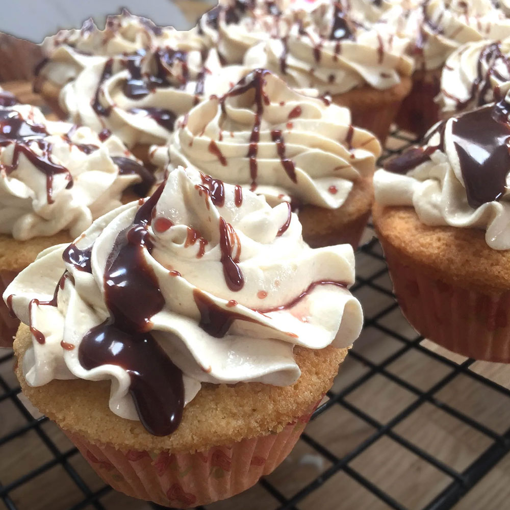 tahini chocolate cupcakes Surrey