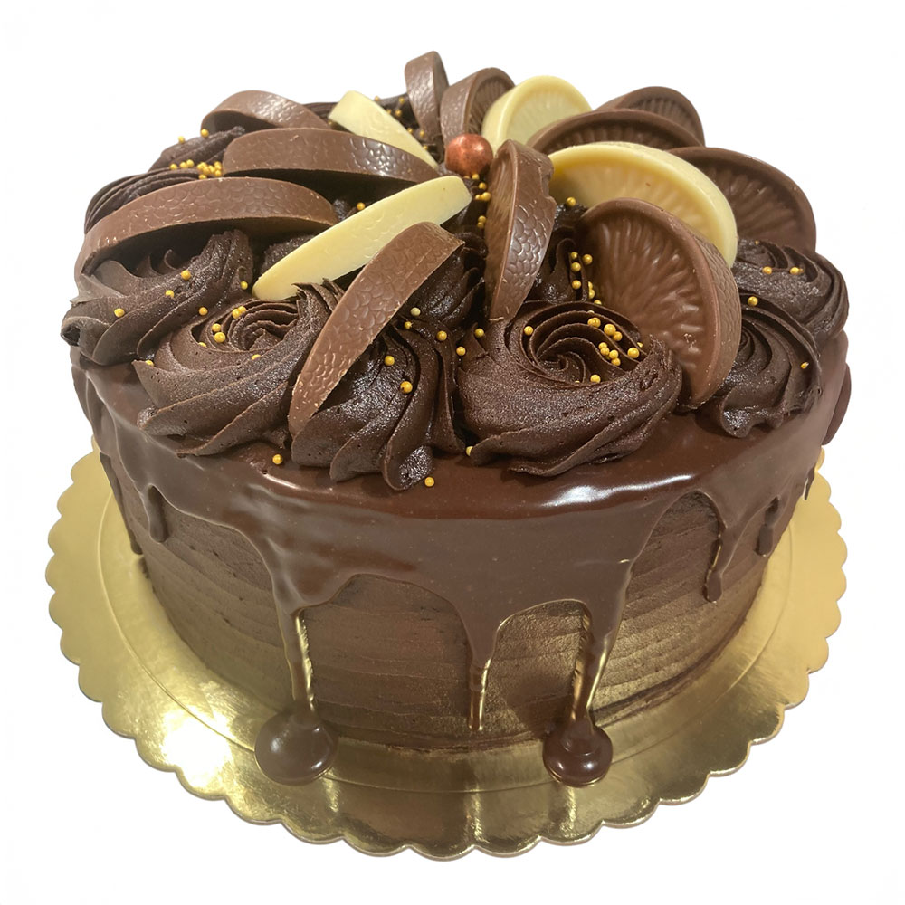 chocolate orange birthday cake Surrey