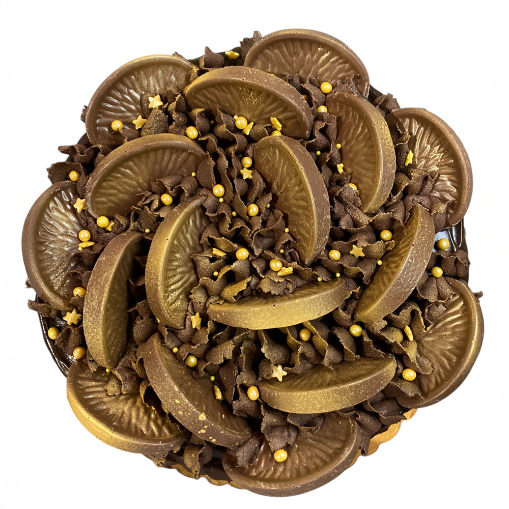 chocolate orange birthday cake Surrey