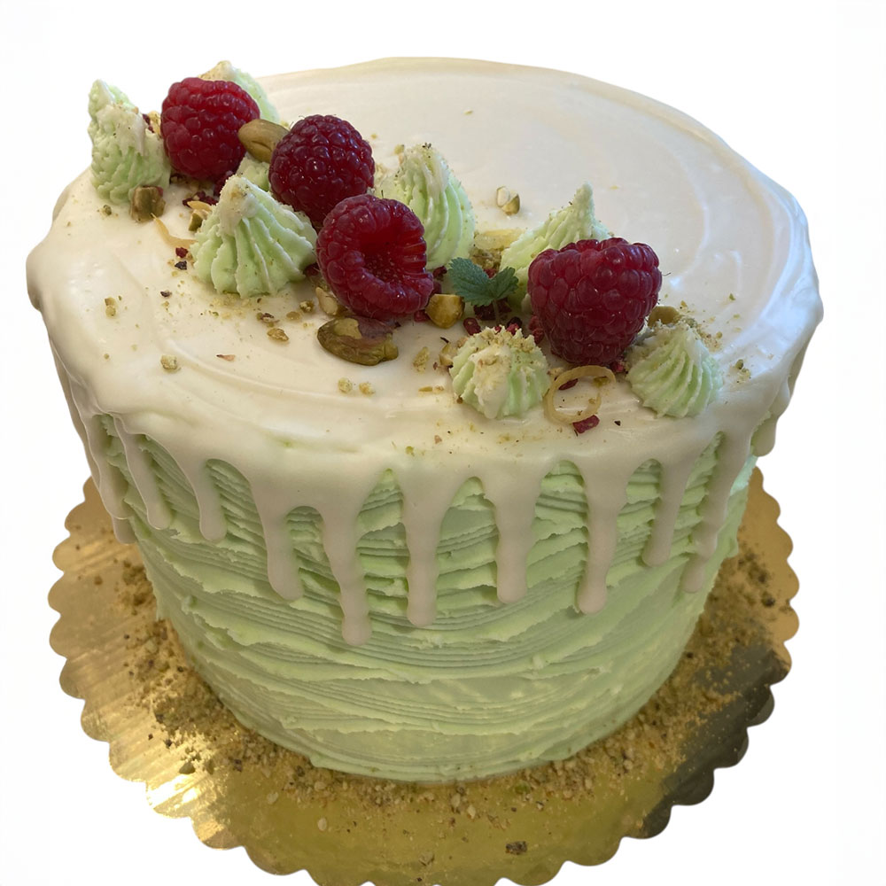 Raspberry and Almond Cake Surrey