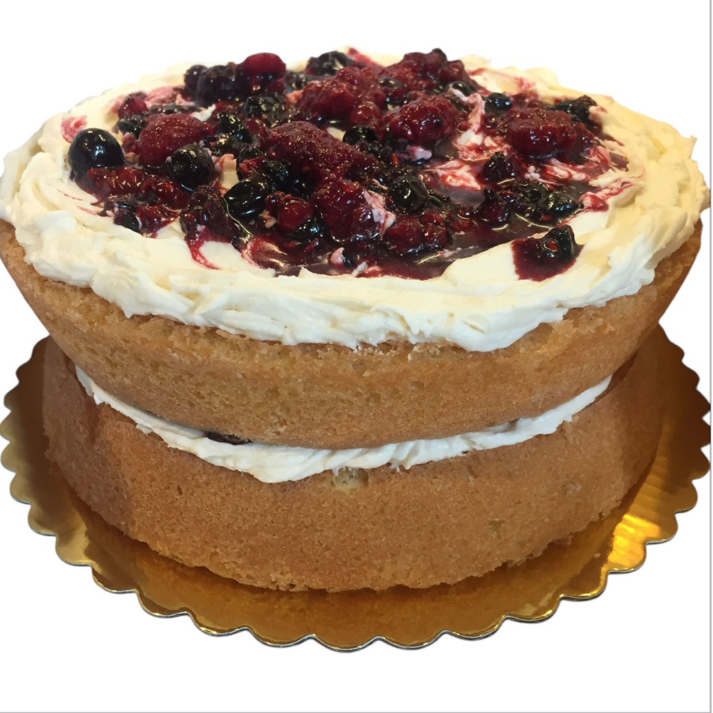Summer Berry Swirl Cake Surrey