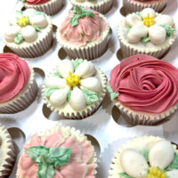 flower cupcakes in Surrey
